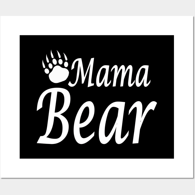 Mama Bear Wall Art by pickledpossums